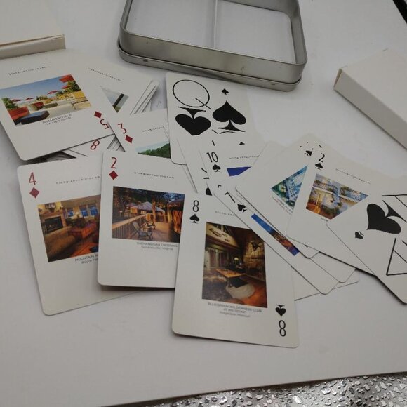 Bluegreen Resorts Playing Cards in Tin - Picture 4 of 4